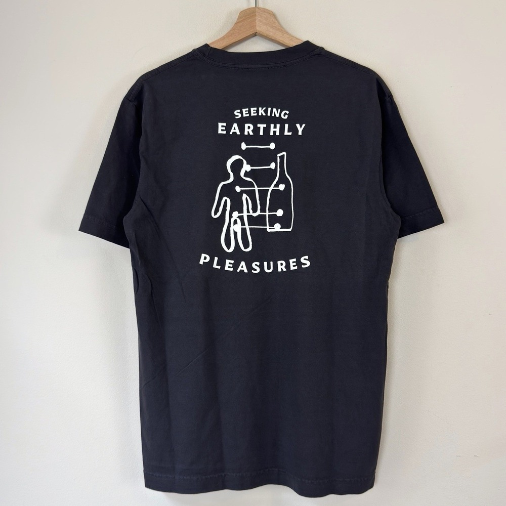 Another Moon Brewing Company Seeking Earthly Pleasures Beer Black Tee Shirt - M